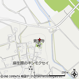 熊本県上益城郡甲佐町麻生原628周辺の地図