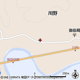 熊本県上益城郡山都町川野1617周辺の地図