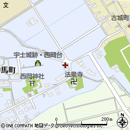 熊本県宇土市神馬町654周辺の地図