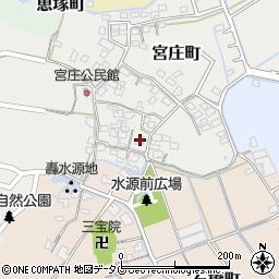 熊本県宇土市宮庄町168周辺の地図