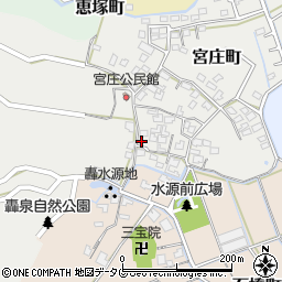 熊本県宇土市宮庄町162周辺の地図