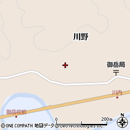 熊本県上益城郡山都町川野1806周辺の地図