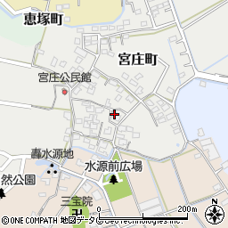 熊本県宇土市宮庄町175周辺の地図