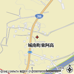 熊本県熊本市南区城南町東阿高973-6周辺の地図