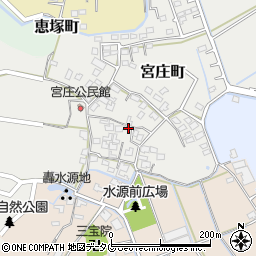 熊本県宇土市宮庄町172周辺の地図