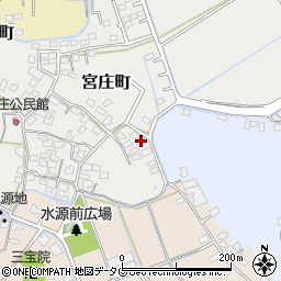 熊本県宇土市宮庄町111周辺の地図
