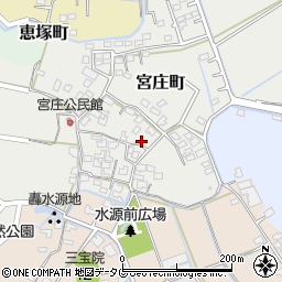 熊本県宇土市宮庄町179周辺の地図