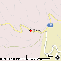 塔ノ坂周辺の地図