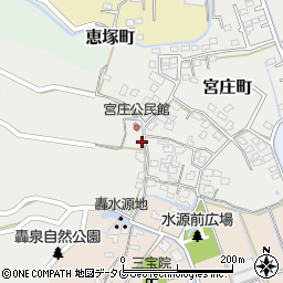 熊本県宇土市宮庄町152周辺の地図