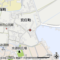 熊本県宇土市宮庄町110周辺の地図
