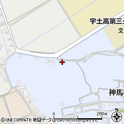 熊本県宇土市神馬町409周辺の地図