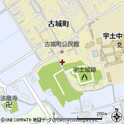 熊本県宇土市古城町144周辺の地図