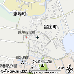 熊本県宇土市宮庄町187周辺の地図