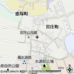 熊本県宇土市宮庄町188周辺の地図