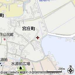 熊本県宇土市宮庄町76周辺の地図