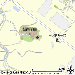 熊本県熊本市南区城南町藤山1282周辺の地図