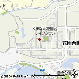 熊本県宇土市花園台町757-58周辺の地図