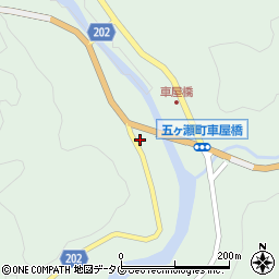 有限会社五ケ瀬石油周辺の地図
