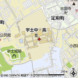 熊本県宇土市古城町63周辺の地図