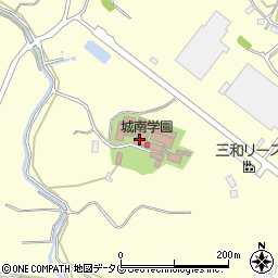 熊本県熊本市南区城南町藤山1276周辺の地図