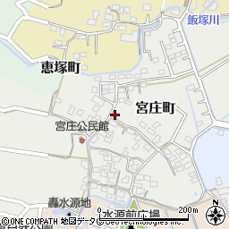 熊本県宇土市宮庄町106周辺の地図