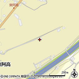 熊本県熊本市南区城南町東阿高933周辺の地図