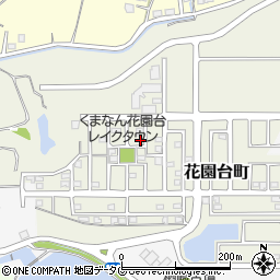 熊本県宇土市花園台町757-43周辺の地図