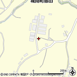 熊本県熊本市南区城南町藤山2210周辺の地図