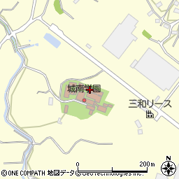 熊本県熊本市南区城南町藤山1276-2周辺の地図