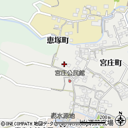 熊本県宇土市宮庄町201周辺の地図