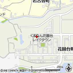 熊本県宇土市花園台町757-28周辺の地図