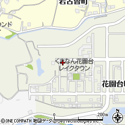 熊本県宇土市花園台町757-24周辺の地図