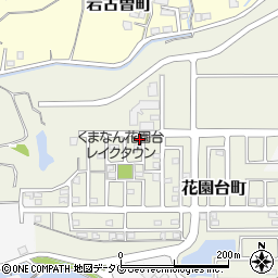 熊本県宇土市花園台町757-41周辺の地図