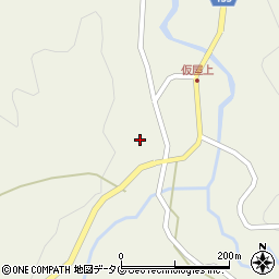 熊本県上益城郡山都町仮屋112周辺の地図