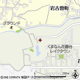 熊本県宇土市花園台町791周辺の地図