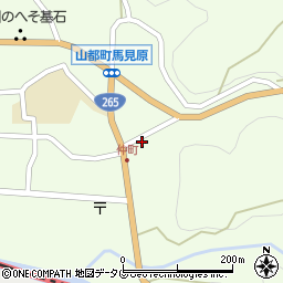 熊本県上益城郡山都町馬見原周辺の地図