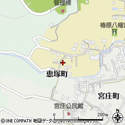 熊本県宇土市椿原町962周辺の地図