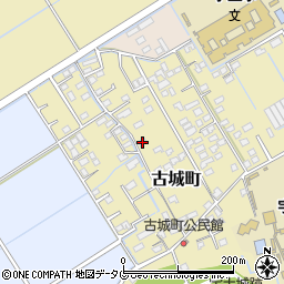熊本県宇土市古城町359周辺の地図