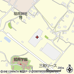 熊本県熊本市南区城南町藤山885-7周辺の地図