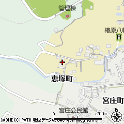 熊本県宇土市椿原町911周辺の地図