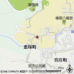 熊本県宇土市椿原町961周辺の地図