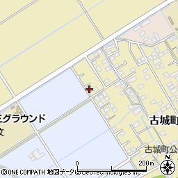 熊本県宇土市古城町202-5周辺の地図