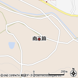 熊本県甲佐町（上益城郡）南三箇周辺の地図