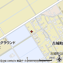 熊本県宇土市古城町202-6周辺の地図