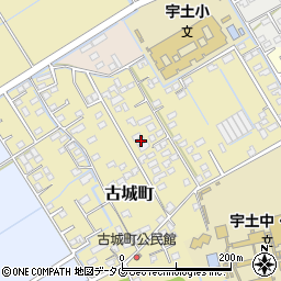 熊本県宇土市古城町439周辺の地図