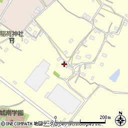 熊本県熊本市南区城南町藤山1020周辺の地図