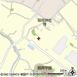 熊本県熊本市南区城南町藤山1111周辺の地図