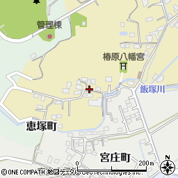 熊本県宇土市椿原町946周辺の地図