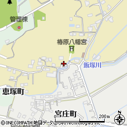 熊本県宇土市椿原町952周辺の地図