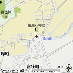 熊本県宇土市椿原町583周辺の地図